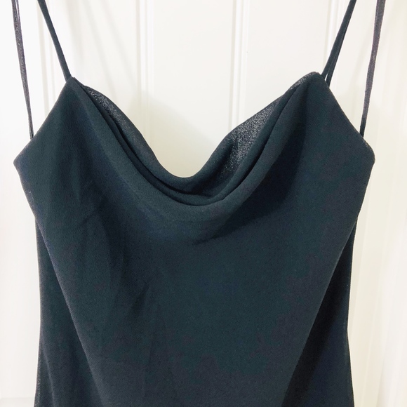 Dave & Johnny Black Prom Formal Gown Dress 3/4 - Picture 3 of 7